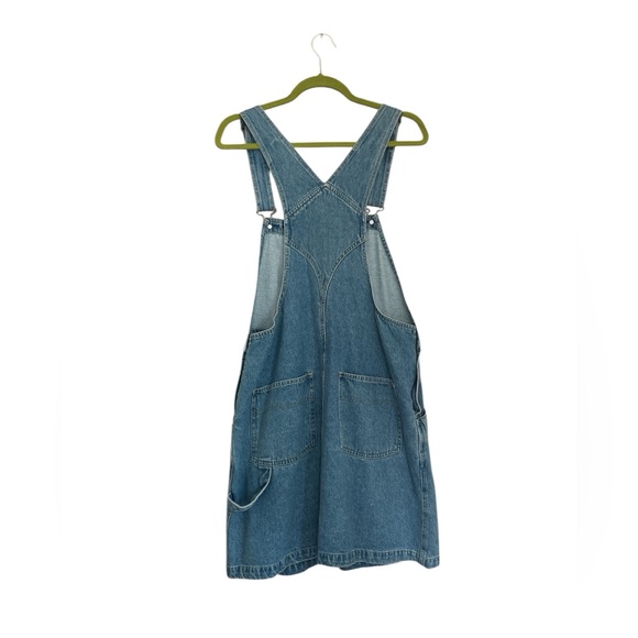 Disney Jean Dress ThumperBambi Overall Dress Vintage DenimJumperDress 90s Size L - Picture 2 of 12